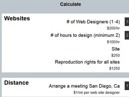 jquery - calculate