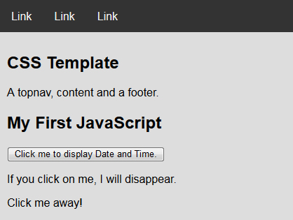 template - html/javascript/jquery